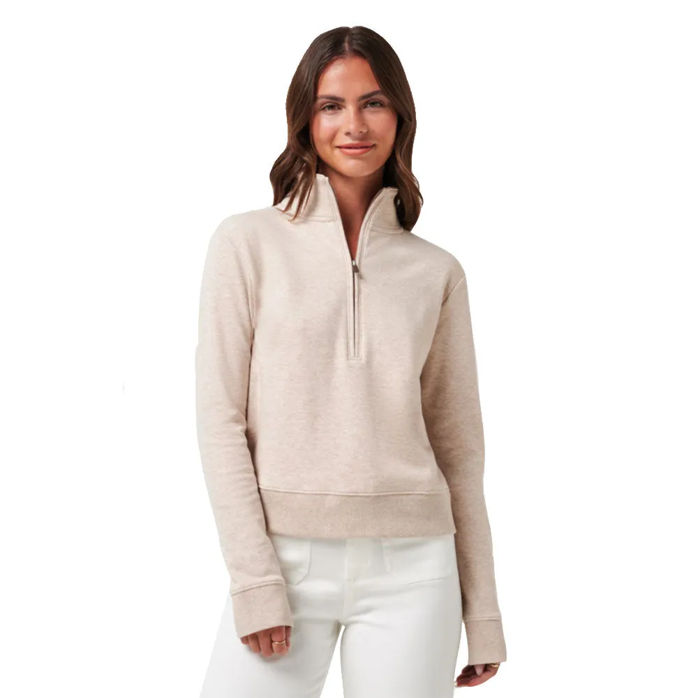 TravisMathew Cloud Half Zip Womens Golf Pullover