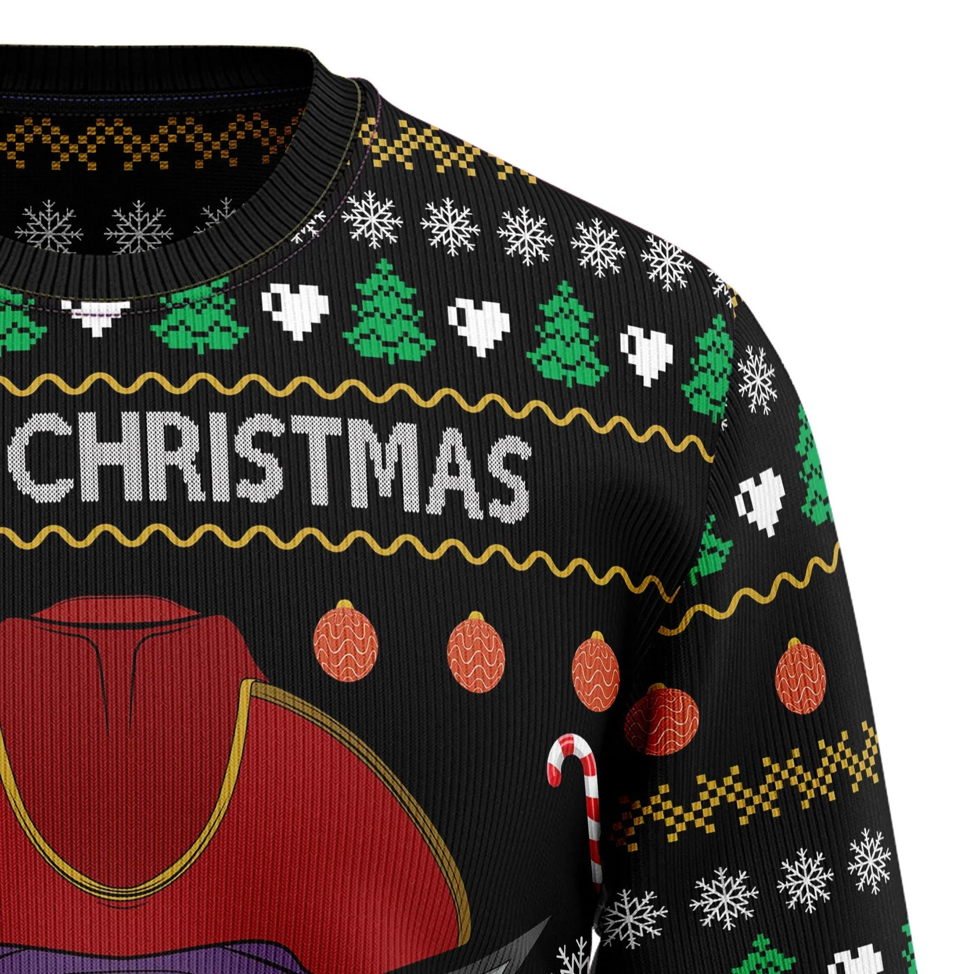 Ugly Christmas Sweater JulesRoche All-Over Print Festive Design