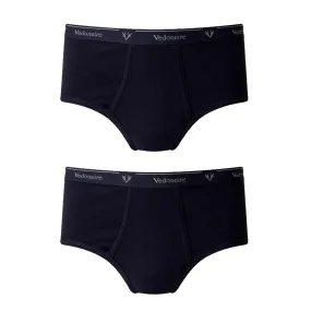 Vedoneire Classic Fly Front Briefs 2 Pack - Navy