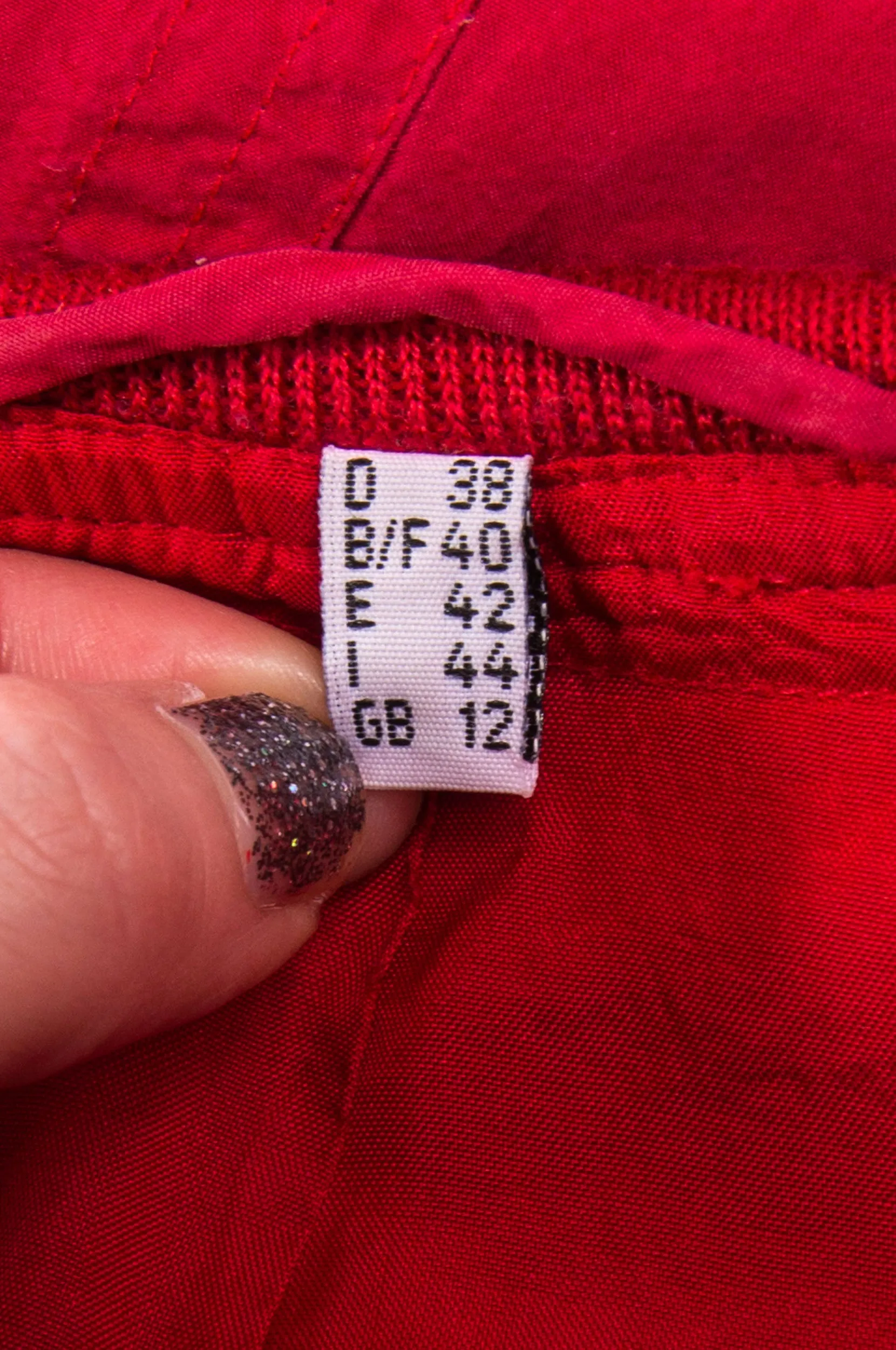Vintage 90's Red Zip Bomber Jacket