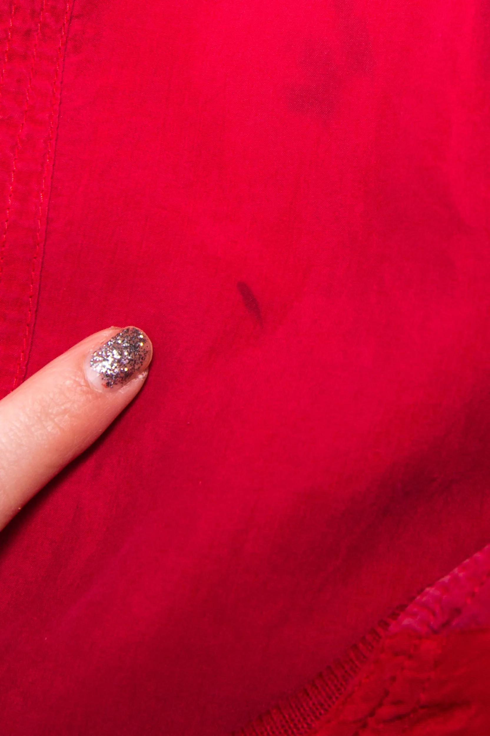 Vintage 90's Red Zip Bomber Jacket