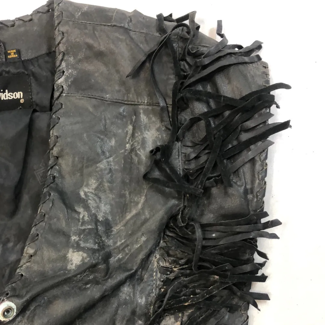 Vintage Harley Davidson Leather Vest