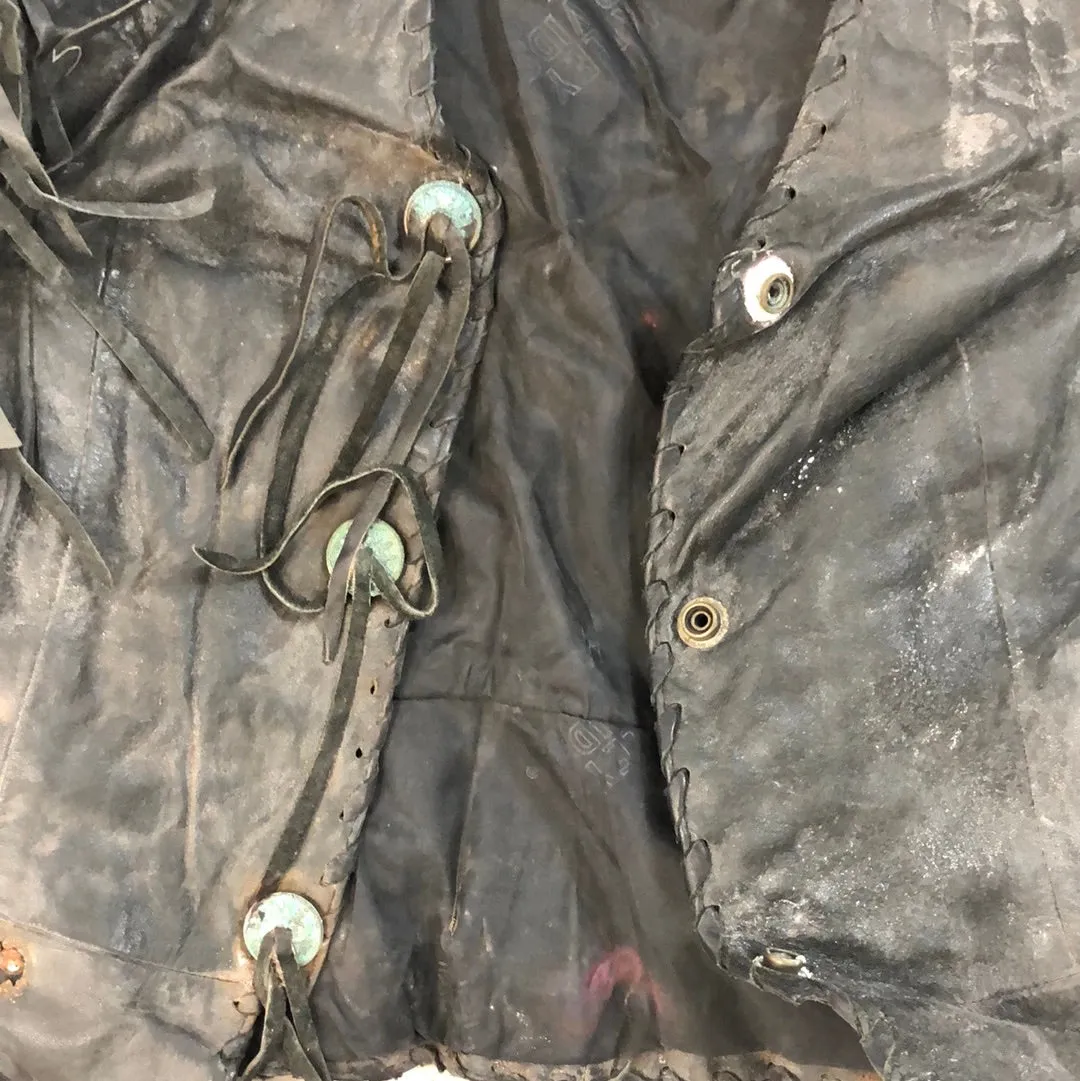 Vintage Harley Davidson Leather Vest