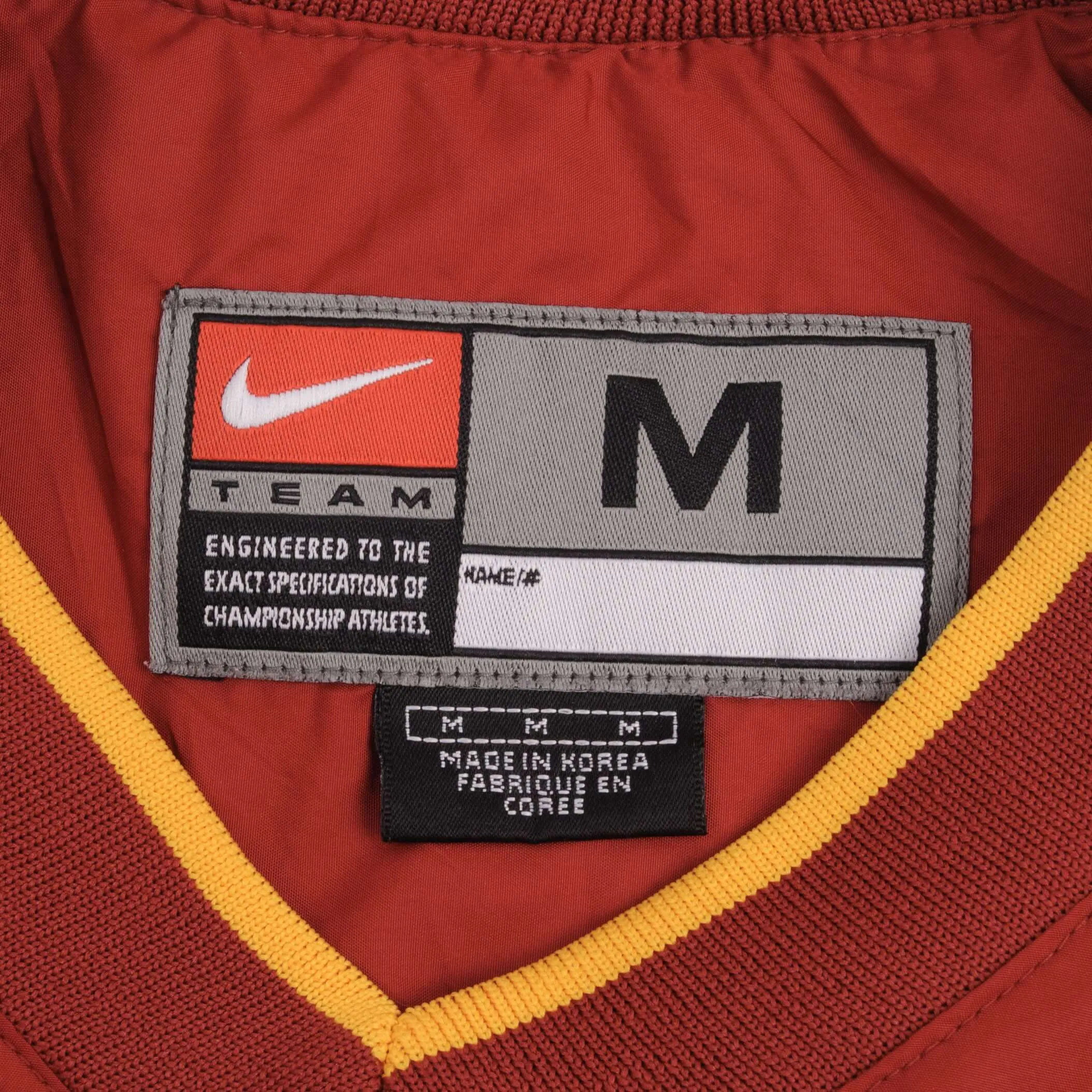 VINTAGE NIKE USC TROJAN WINDBREAKER PULLOVER JACKET 1990S SIZE MEDIUM