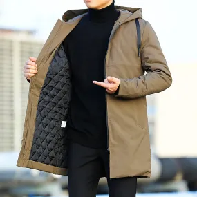 Waterproof Insulated Winter Trench Coat