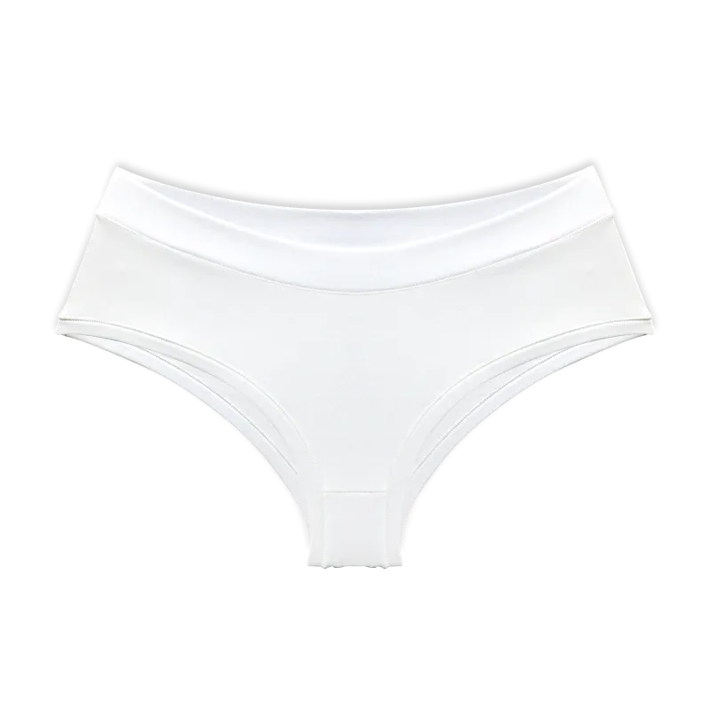White Tencel Hipster Underwear