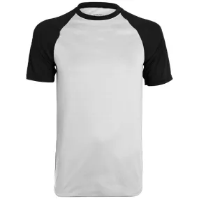 Wicking Retro Short Sleeve Jersey White-Black