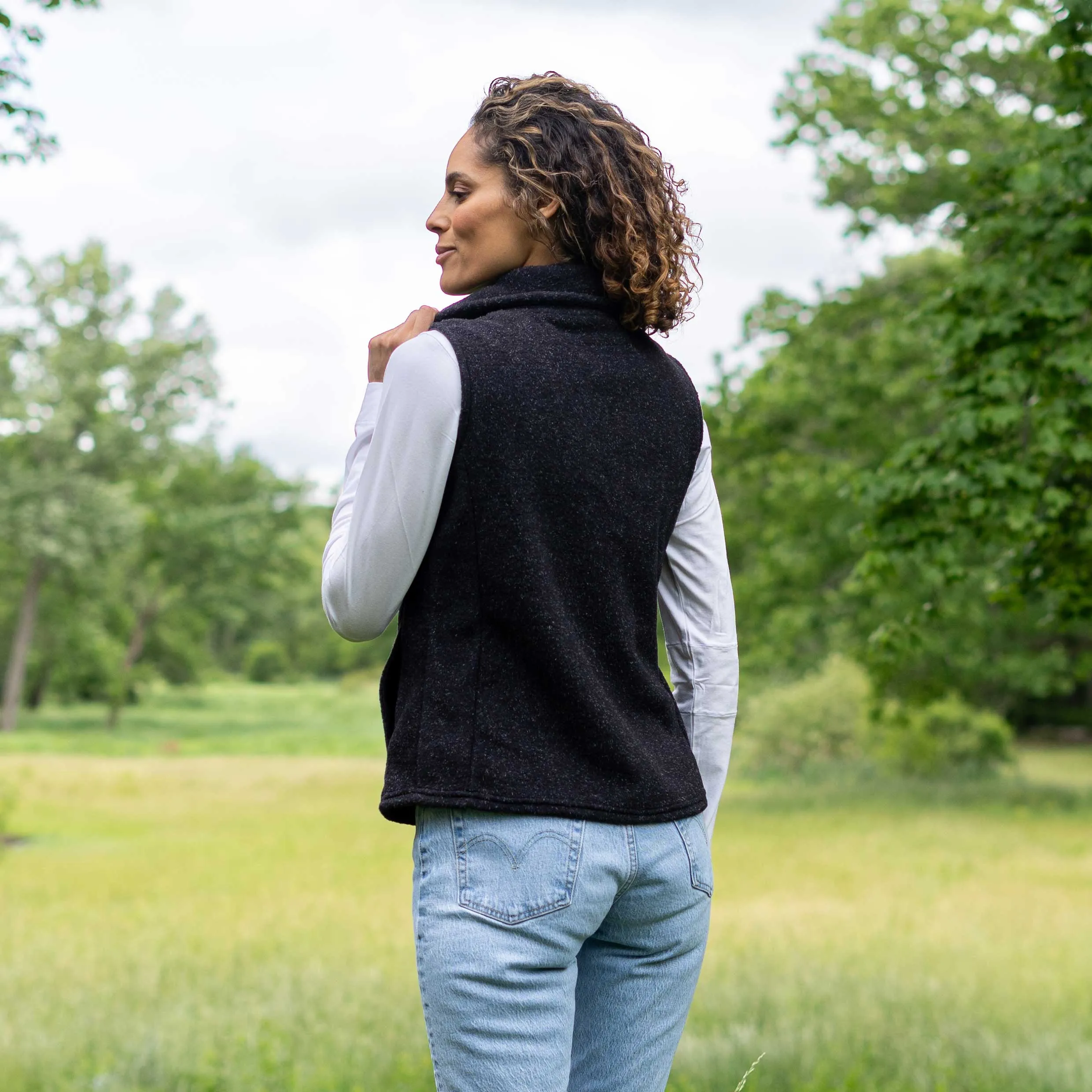 Women's Heather Fleece Vest