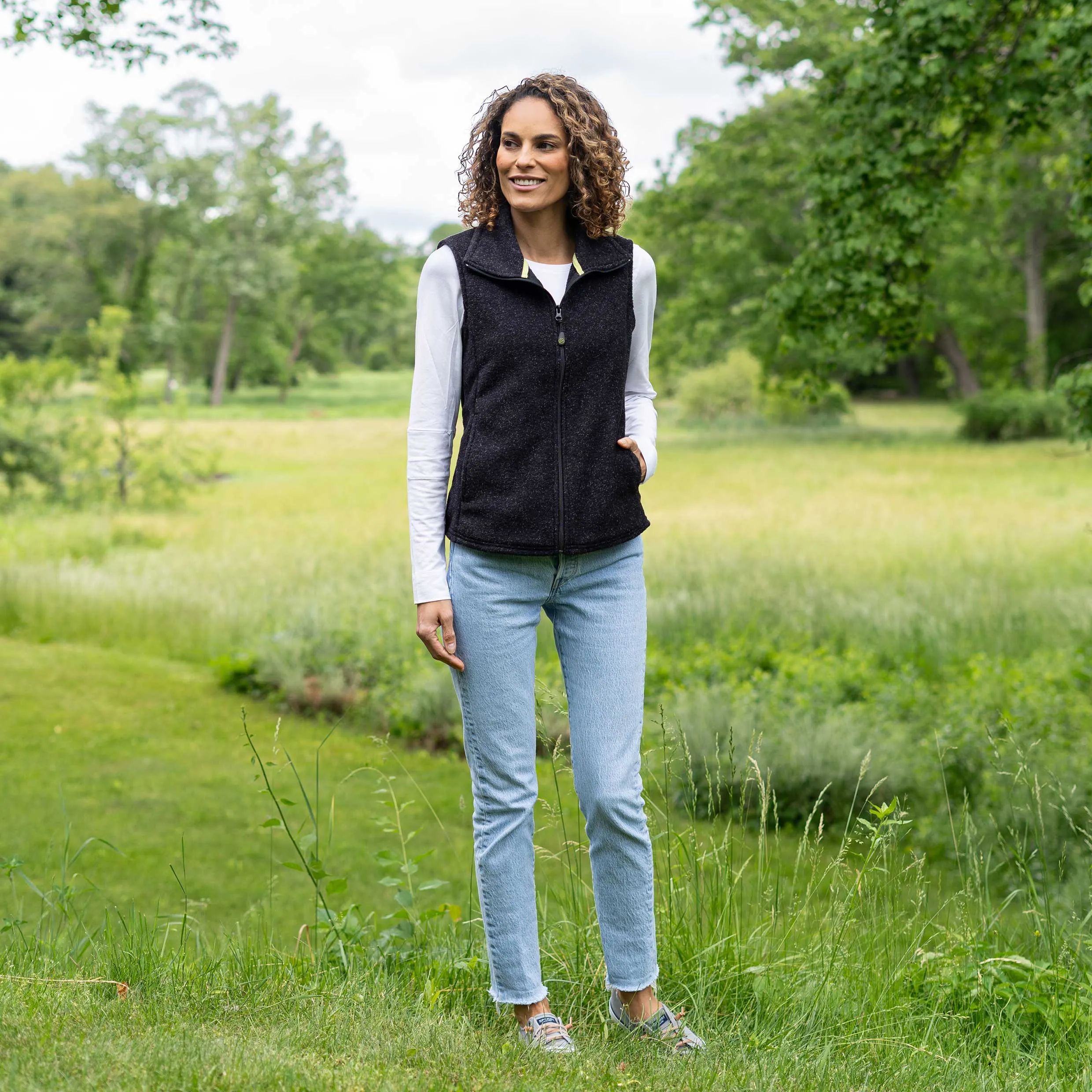 Women's Heather Fleece Vest
