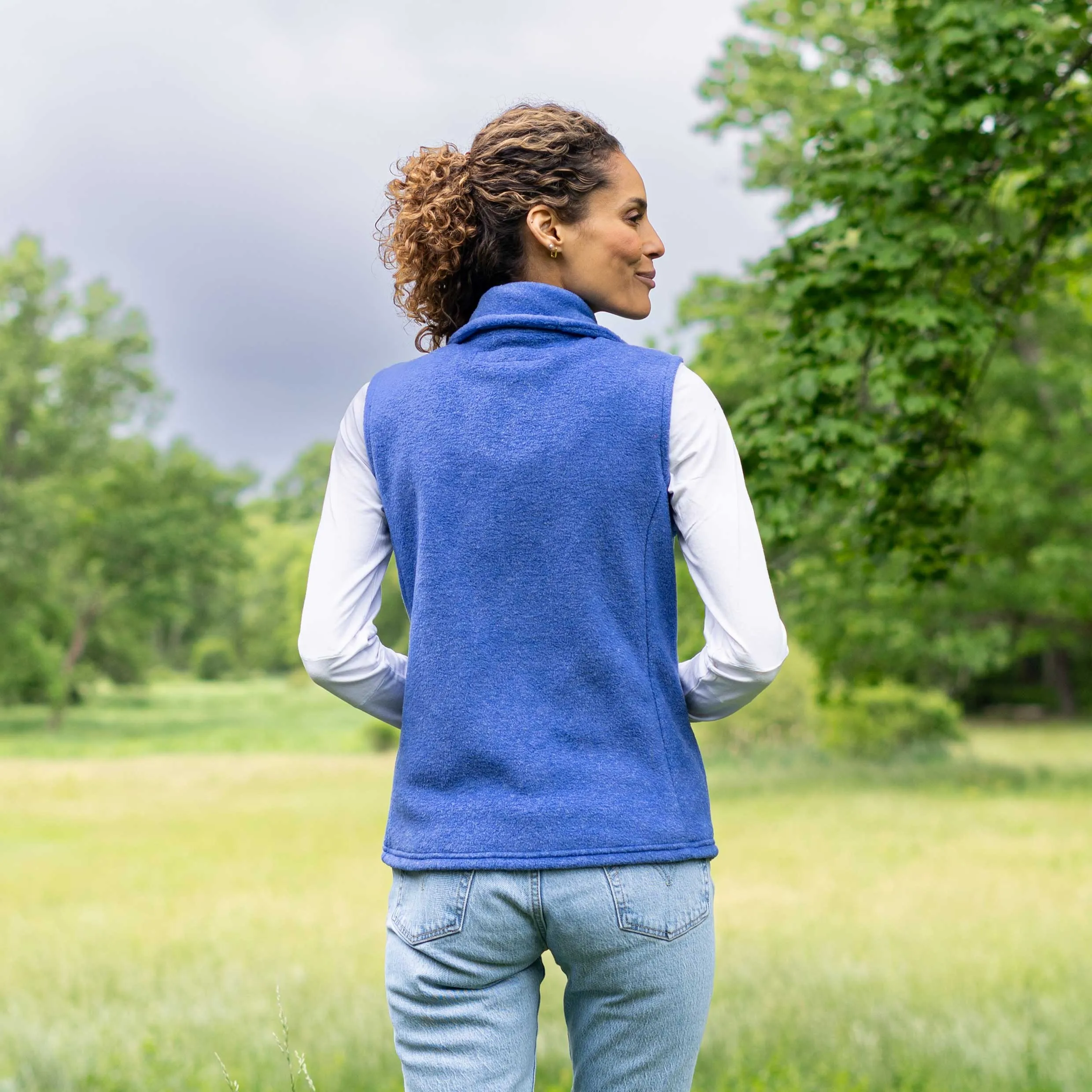 Women's Heather Fleece Vest