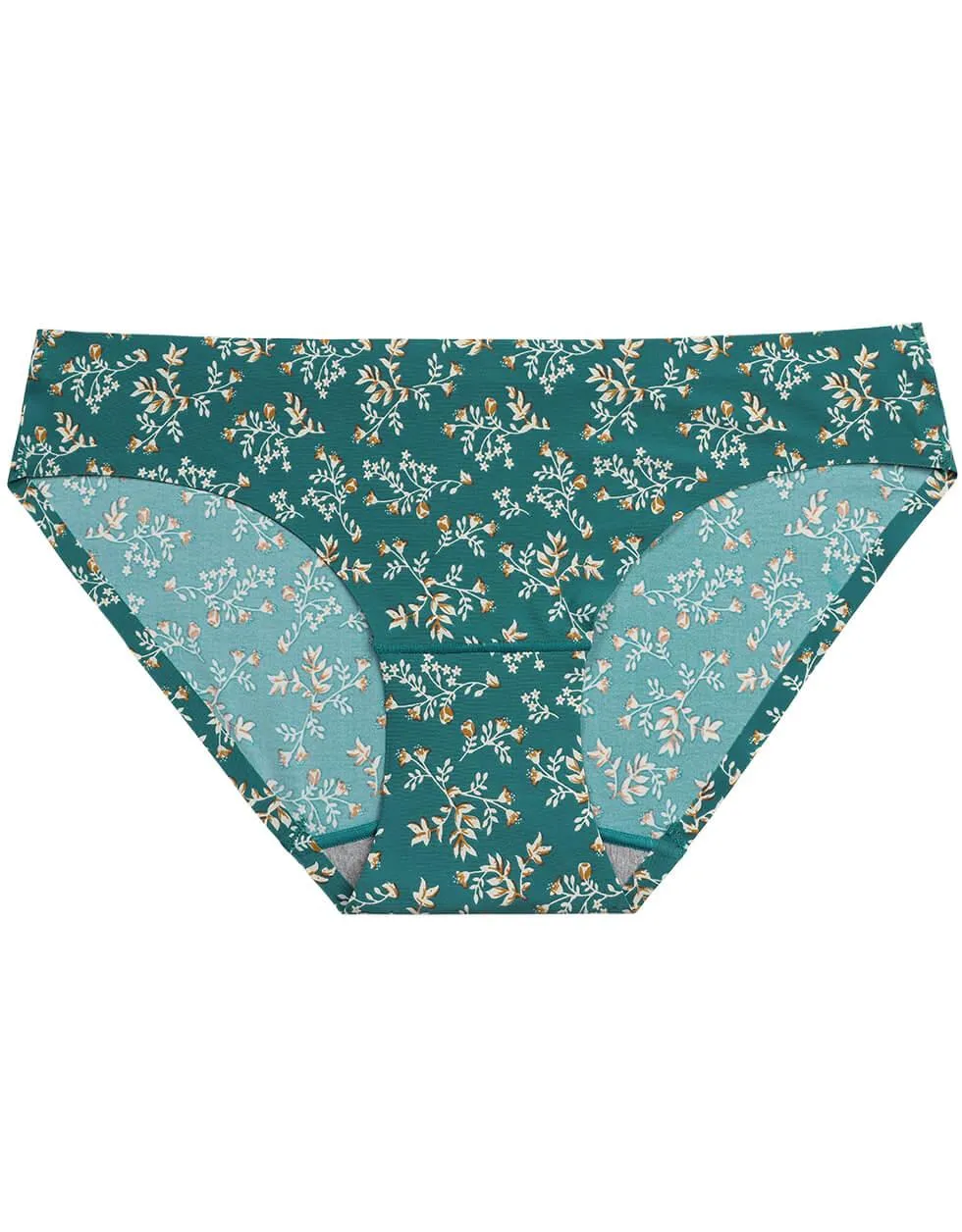 Women's Seamless Underwear No Show Bikini Panties - GNEPH