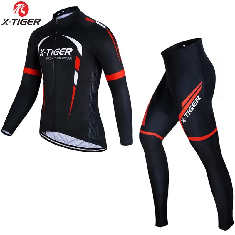 X-TIGER Winter Cycling Thermal Jersey Set X21